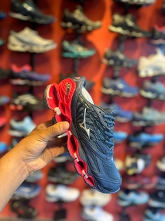 Tenis Mizuno Prophecy 8 Importado Vietna - Cor: Azul e rosa -