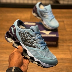 Tênis Mizuno Prophecy 8 nacional - Cor: Azul Bebe - na internet