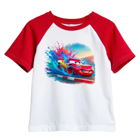 Camiseta Infantil Relampago Macqueen Cinza - comprar online