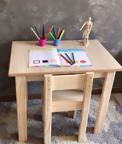 Kit Mesa Infantil Com 1 Cadeira - comprar online