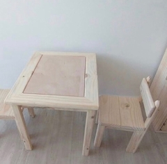 Kit Mesa Sensorial Infantil Com 2 Cadeiras - comprar online