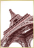 Quadro Torre Eiffel - Rosa - comprar online