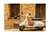 Quadro Motocicleta Branca - Retrô - Ella Quadros