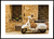 Quadro Motocicleta Branca - Retrô