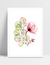 Quadro Flor Aquarela Rosada - Minimalista na internet