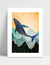 Quadro Baleia - Blue na internet