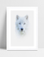 Quadro Lobo Branco na internet