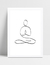 Quadro Meditação - Minimalista na internet