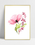 Quadro Flor Aquarela - Minimalista - Ella Quadros