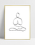 Quadro Meditação - Minimalista - Ella Quadros