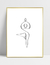 Quadro Pose Yoga - Minimalista - Ella Quadros