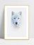 Quadro Lobo Branco - comprar online