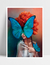 Quadro Mulher Borboleta
