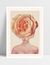 Quadro Mulher Flor