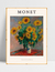 Quadro Buquê de Girassóis - Claude Monet - comprar online