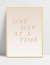 Quadro One Day - Um Dia de Cada Vez - comprar online