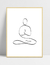 Quadro Meditação - Minimalista - comprar online