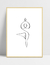 Quadro Pose Yoga - Minimalista - comprar online