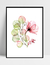 Imagem do Quadro Flor Aquarela Rosada - Minimalista