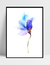 Imagem do Quadro Flor Aquarela Azul