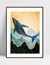 Quadro Baleia - Blue na internet