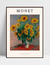 Quadro Buquê de Girassóis - Claude Monet na internet