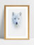 Quadro Lobo Branco - Ella Quadros