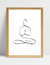 Quadro Meditação - Minimalista - Ella Quadros