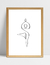Quadro Pose Yoga - Minimalista - Ella Quadros