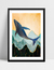 Quadro Baleia - Blue - comprar online