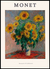 Quadro Buquê de Girassóis - Claude Monet