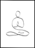 Quadro Meditação - Minimalista