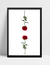 Quadro Amor Eterno - Flor Vermelha - comprar online