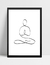 Quadro Meditação - Minimalista - comprar online