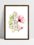 Quadro Flor Aquarela Rosada - Minimalista - loja online
