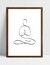 Quadro Meditação - Minimalista - loja online