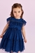 Vestido Baby azul em Tule Plissado Petit Cherie. - comprar online