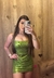 Vestido verde curto Amofany. - comprar online