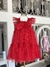 Vestido vermelho em tule Mon Sucré. - comprar online