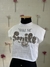 T-Shirt branca Vanilla Cream. na internet