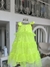 Vestido amarelo Neon com tule Mon Sucré. na internet