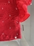Blusa vermelha com pedrinhas Petit Cherie. - Closet de Luxo