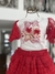 Conjunto vermelho Petit Cherie. na internet