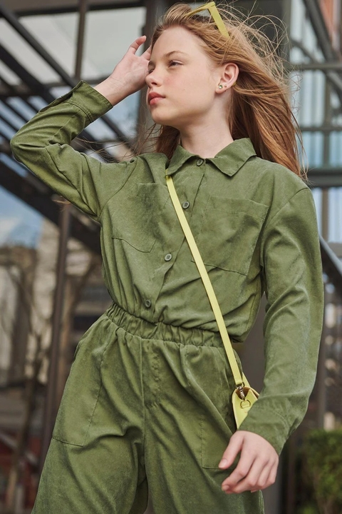 Macacão Green em Nylon Kupro Vic&Vicky - 36715