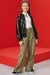 Conjunto Urban de Blusa Cropped em Canelado e Wide Leg em Moletom Vic&Vicky. na internet