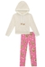 Conjunto de Blusão em Pelo Carneirinho e Legging em Termoskin Infanti.