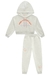 Conjunto Beautiful Day de Blusão Baggy em Moletom com Pelúcia Infanti.