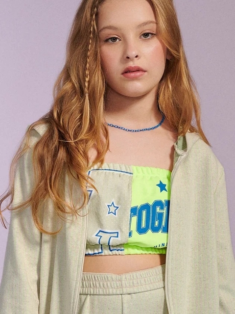 TOP DE MOLETOM NEON I'am Authoria - R2916
