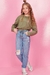 Calça Mom Vic Vibes em Jeans Arkansas Vic&Vicky.