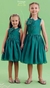 Vestido verde Flores Petit Cherie.
